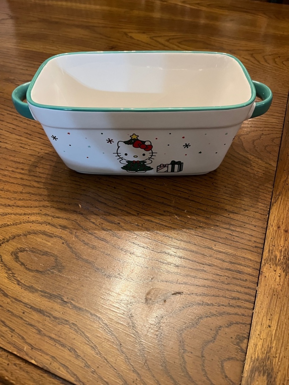 Hello Kitty Christmas‎ Ceramic Loaf Pan, new